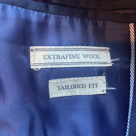 Boys navy Blue Zara blazer - Picture 3 of 3